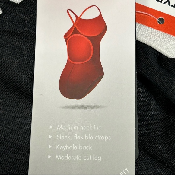 TYR Womens Diamond Fit Swimsuit Size 34 UPF 50 Pickerington High PHSN Black NWT - Picture 10 of 13